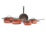 Conjunto de Panelas Brinox Curry com Revestimento Antiaderente 5 Peças Cobre