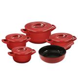 Conjunto De Panelas Ceraflame Duo+ Smart 5 Peças Pomodoro