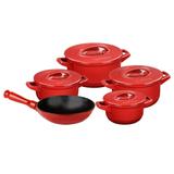 Conjunto De Panelas Duo 5 Peças Em Cerâmica Pomodoro Ceraflame