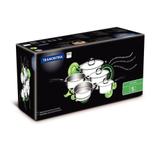 Conjunto de Panelas Em Aço Inox 05 Peças Duo Silicone - Tramontina