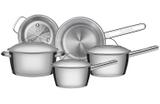 Conjunto de Panelas em Aço Inox com 5 Peças Allegra Tramontina