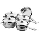 Conjunto de Panelas Euro Home SSM7938, Inox