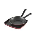 Conjunto de Panelas Grill 2 Peças Garlic Vermelho Brinox