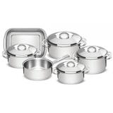 Conjunto de Panelas Inox com Fundo Triplo 6 Peças Solar Tramontina