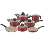 Conjunto de Panelas Paris Vermelho Aluminio com Revestimento 7PÇS Antiaderente 20598736 - Tramontina