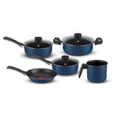 Conjunto de Panelas Rochedo Idea Azul - 5 Peças