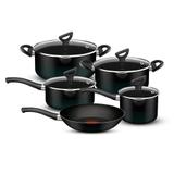 Conjunto de Panelas Rochedo Smart - 5 Peças Antiaderente Profissional