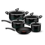 Conjunto De Panelas Rochedo Smart - 5 Peças Antiaderente Profissional