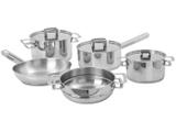 Conjunto de Panelas Tramontina Brava 65400/043 - Inox 5 Peças Fundo Triplo