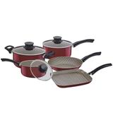 Conjunto de Panelas Tramontina Paris 5 Pç 20598/737 Vermelha