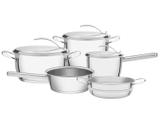 Conjunto de Panelas Tramontina Ventura 65360/010 - Inox 5 Peças Fundo Triplo