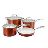 Conjunto De Panelas Unique 4 Peças Caramelo Brinox
