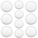 Conjunto de Plafon de Led Redondo 24w Branca 6500k c/10pçs - Westing