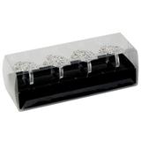 Conjunto de porta guardanapos de metal - coroas - 4 pcs - Btc decor