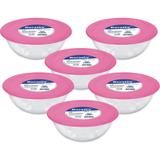 Conjunto de Pote de vidro Plus 1,5L com Tampa Plástica - 6 Peças - Marinex - Duralex/marinex