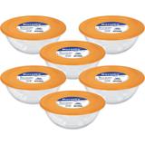 Conjunto de Pote de vidro Plus 3L com Tampa Plástica - 6 Peças - Marinex - Duralex/marinex
