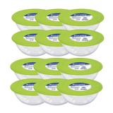 Conjunto de Pote de vidro Plus 500ml com Tampa Plástica - 12 Peças - Marinex - Duralex/marinex
