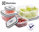 Conjunto de potes com tampa - 4 peças - Electrolux