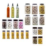 Conjunto de Potes Completo 23 peças Amare Vetrolar