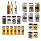 Conjunto de Potes Completo 23 peças Black Vetrolar