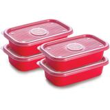 Conjunto de Potes de 520 ml - 4 Unidades Pop PLASUTIL