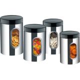 Conjunto de Potes Inox com Visor S 4 Peças Suprema Brinox