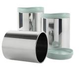 Conjunto de Potes Mantimentos 3 Peças Menta 2117/190 Brinox