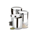 Conjunto de potes para mantimentos Cód. 5340 - Brinox metelúrgica ltda
