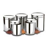 Conjunto de Potes para Mantimentos com Tampa 5 Peças Suprema Brinox