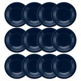 Conjunto de Prato Fundo 23cm 12 Peças Oxford Linha Daily Denim