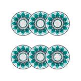 Conjunto de Pratos de Sobremesa 21 cm 6 Peças Coup Serene - Oxford - Oxford sc