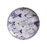 Conjunto de pratos de sobremesa 6pcs fish porto brasil