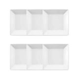 Conjunto de Pratos Fundos 21 cm 6 Peças White - Oxford - Oxford sc