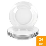 Conjunto de Pratos Fundos Astral 24 Peças - Marinex - Duralex/marinex