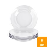 Conjunto de Pratos Fundos Astral 6 Peças - Marinex - Duralex/marinex