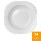 Conjunto de Pratos Fundos de Vidro 24 peças Opaline Plaza - Duralex
