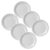 Conjunto de Pratos para Sobremesa 18 cm 6 Peças Gourmet Pro Branco - Oxford - Oxford sc