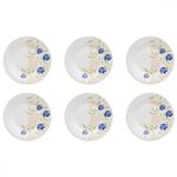 Conjunto de Pratos para Sobremesa 19 cm Actual Azul Perfeito 6 Peças - Oxford - Oxford sc