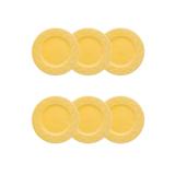 Conjunto de Pratos para Sobremesa 20 cm 6 Peças Sicilia - Oxford - Oxford sc