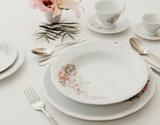Conjunto De Pratos Raso Eterna 6 Peças Porcelana Schmidt