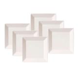 Conjunto de Pratos Rasos 26,5 cm 6 Peças White - Oxford - Oxford sc