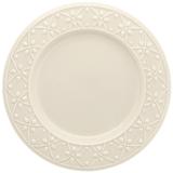 Conjunto de Pratos Rasos Com 6 Peças 26cm Mendi Marfim - Oxford