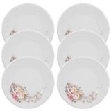 Conjunto de Pratos Rasos de Porcelana Eterna 6 Peças - Schmidt