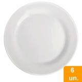 Conjunto de Pratos Rasos de Vidro 6 peças Opaline Menu - Nadir
