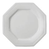 Conjunto de Pratos Schimidt Rasos de Porcelana Prisma 6 Peças - Schmidt