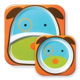 Conjunto de Pratos Skip Hop Zoo - Cachorro