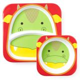 Conjunto de Pratos Skip Hop Zoo - Dragão