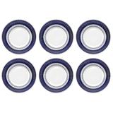 Conjunto De Pratos Sobremesa 6 Peças 19cm Colb Mm18-1645 Biona