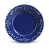 Conjunto de pratos sobremesa 6pcs acanthus azul navy porto brasil