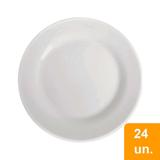 Conjunto de Pratos Sobremesa de Vidro 24 peças Opaline - Nadir